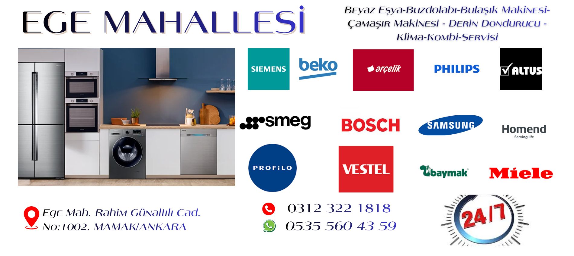 Ege Mahallesi Beyaz Eşya 